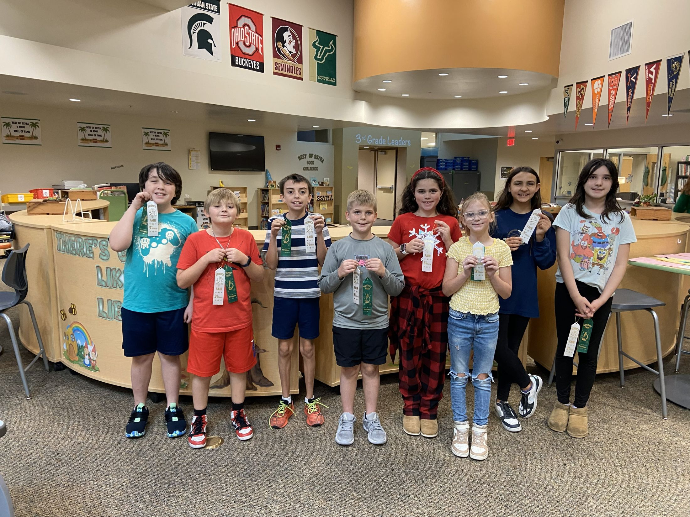 Third Place Science Fair Students - 