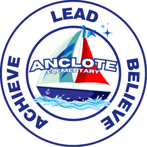 Achieve Believe Lead Anclote Elementary School Logo